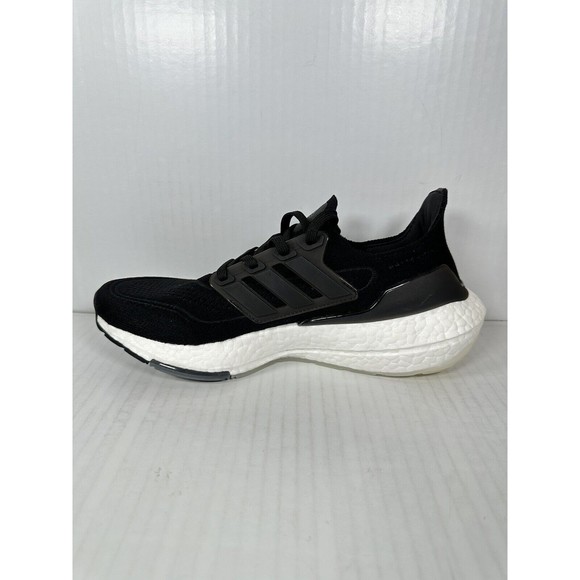 Adidas UltraBoost 21 Core Black Running Shoes Mens Size 7 / Womens Size 8 NEW